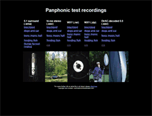 Tablet Screenshot of panphonic.com